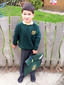 Ethan's first day at school