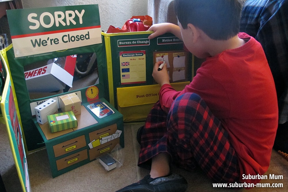 Suburban Mum | Learning Resources Pretend & Play Post Office set - review
