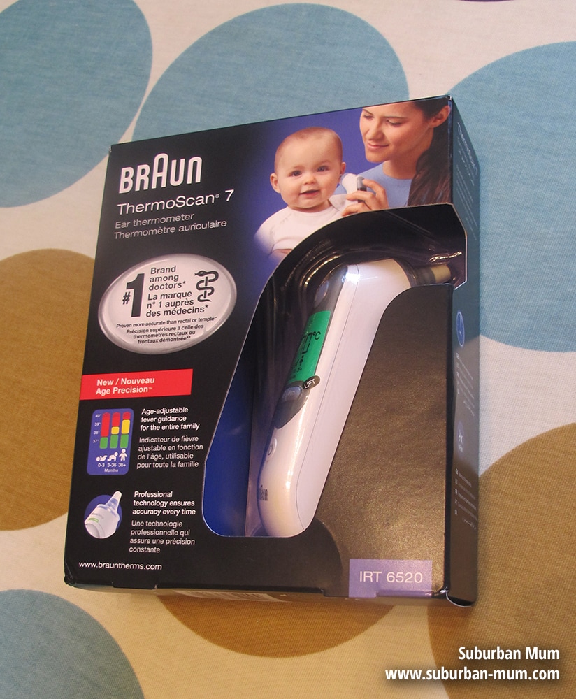 braun thermoscan 7 ear thermometer