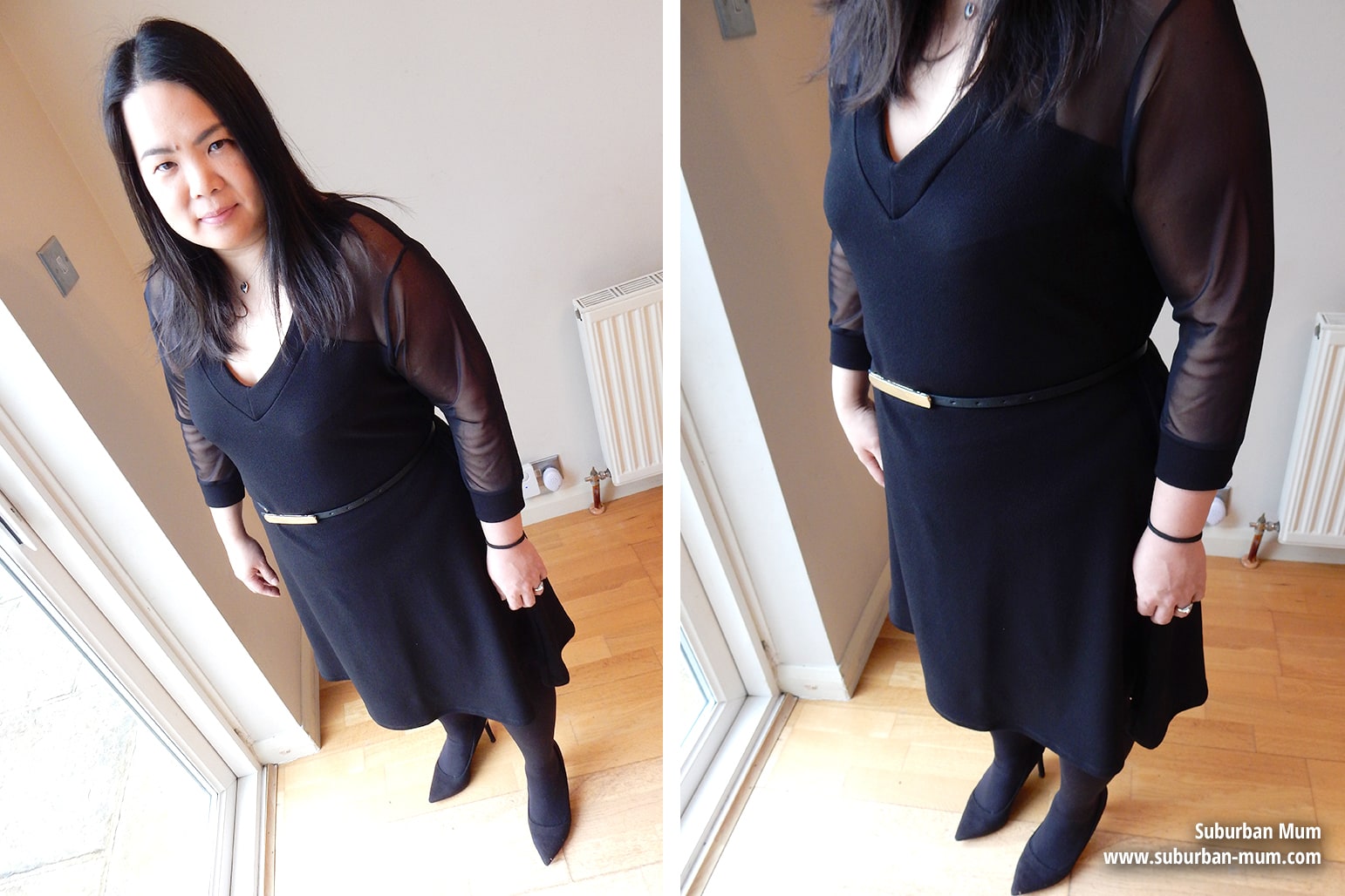 pinkclove-mesh-skater-dress