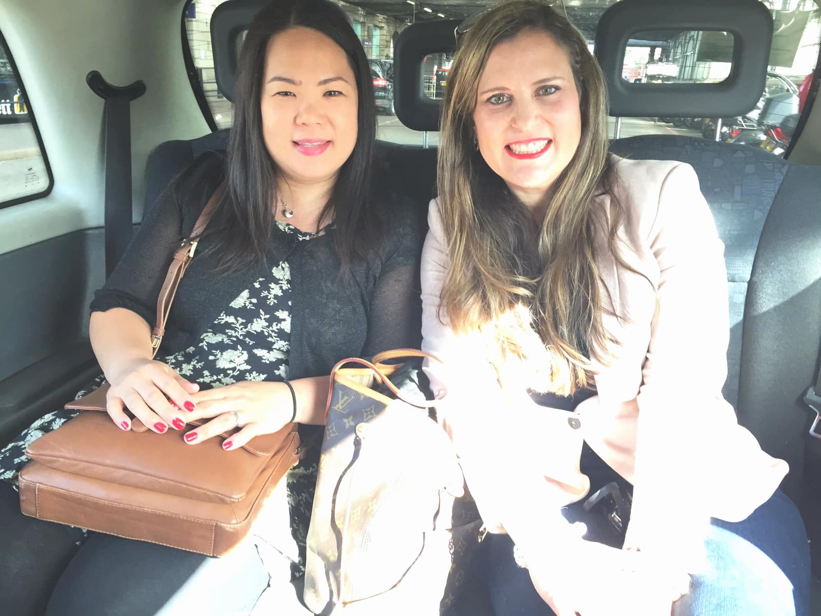 Franca and I on our way to BML