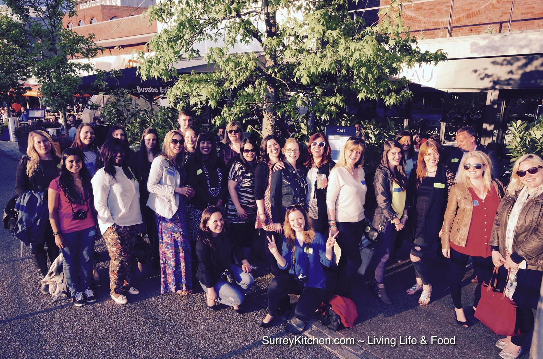 Bloggers at the Riverside Walk Food Event