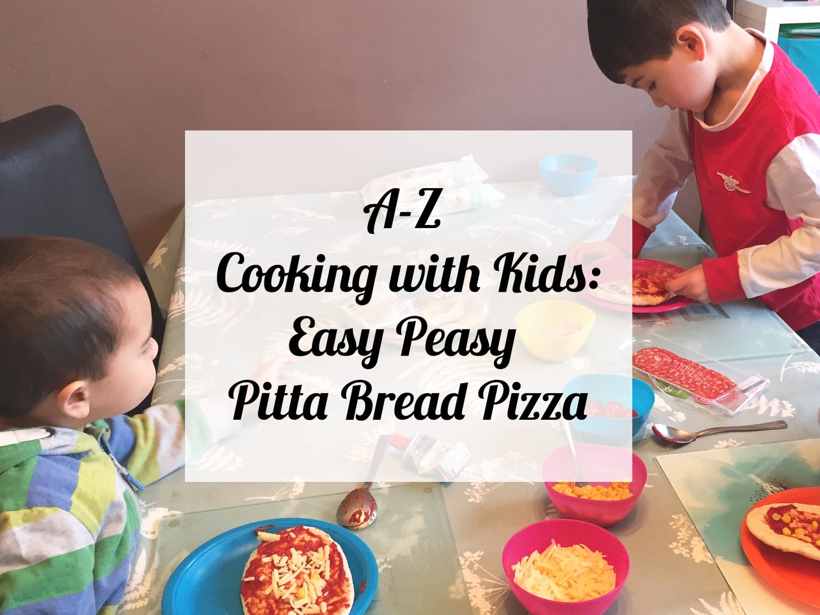 AZ Cooking with Kids Easy Peasy Pitta Bread Pizza Suburban Mum