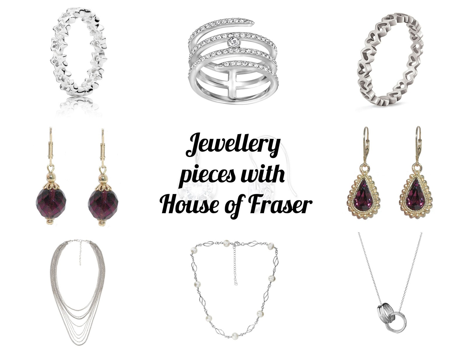 house of fraser guess jewellery