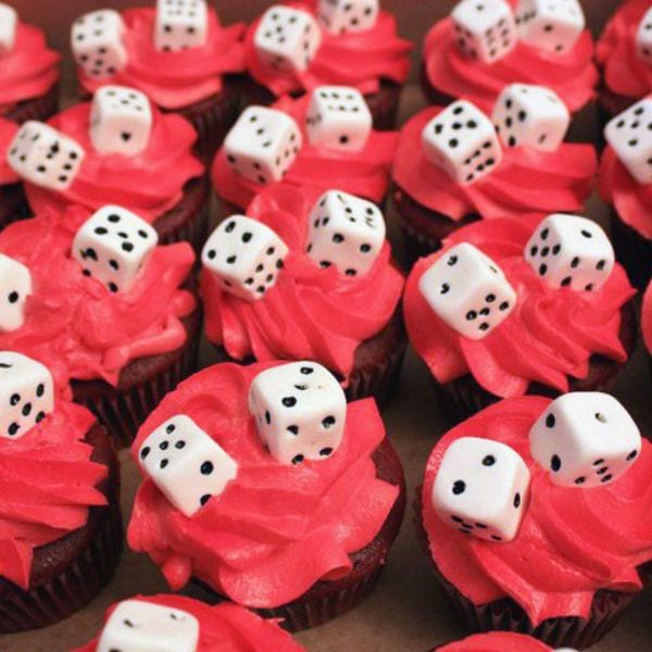 dice cupcakes Suburban Mum