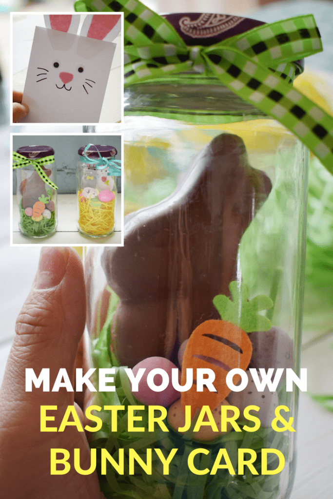 Easter Jars & Bunny Card