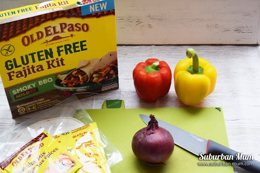 Mexican Feast with Old El Paso Gluten Free Fajita Kit