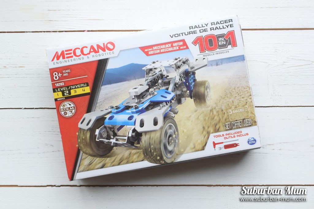 Meccano 10-in-1 Rally Racer Set
