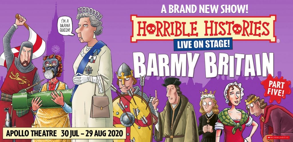 Horrible Histories Barmy Britain - Top family shows to look out for in London